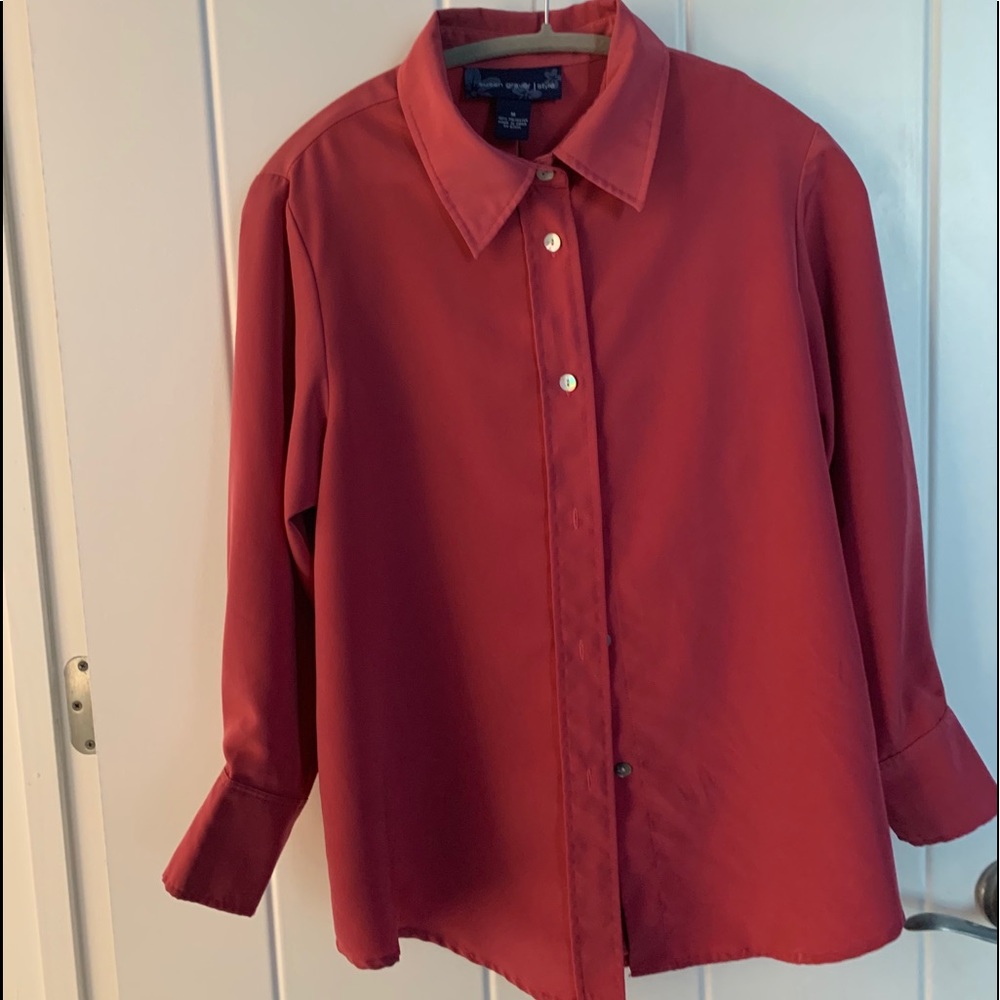 Susan Graver, Size Medium spice colored blouse